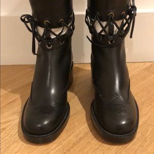 Chanel Runway Boots